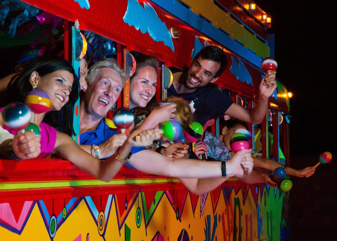 Kukoo Kunuku nightlife stop with drinks and a crowd in Aruba.